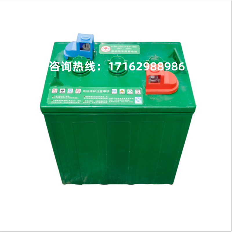 淄博火炬电池3-DG-200 电动车电瓶6V230AH益高观光车 巡逻车 叉车 - 图1