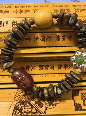 天然沉香木随型切手串手链
