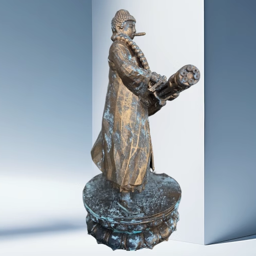 唐代《我佛慈悲》青铜时代潮玩-送礼桌面摆件周边,淘宝优惠券,粉丝福利购,淘宝优惠卷