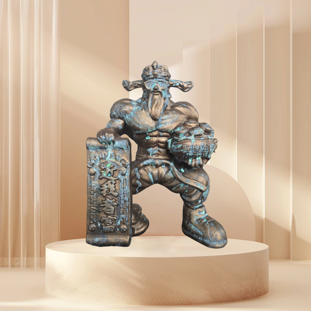 商周《近我者富》 潮玩青铜手办公仔搞笑模型摆件国潮仿古车载,淘宝优惠券,粉丝福利购,淘宝优惠卷