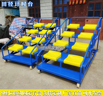 New Products Direct Sales 8 Seats Mobile Fixed End Clocking Bench Referee Record Desk Outdoor Audience Leisure Stands