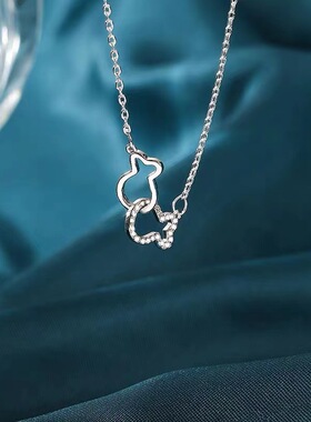 韩版双鱼项链女夏简约百搭轻奢小