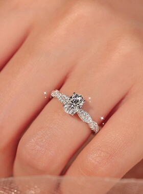 2026旋转芭蕾螺旋椭圆鸽子蛋形扭纹钻戒女小众时尚高级感戒指轻奢