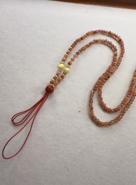 2026中国风 东方美学中式南红色珠子女士项链 可做项链也可做手链