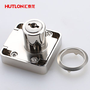 汇泰龙 斜口自动柜锁橱窗门锁柜台锁玻璃柜锁 展示玻璃柜锁 H-916