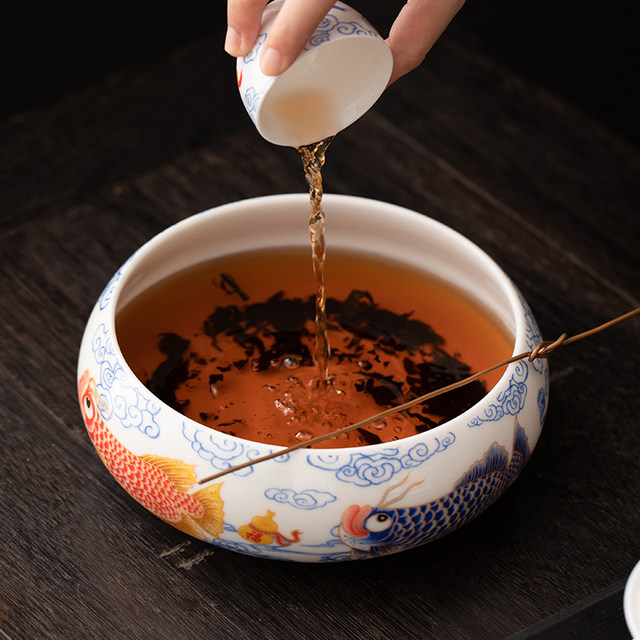 ການລ້າງຊາເຊລາມິກແບບຈີນ Xinyuyuan ແລະກະປ໋ອງຊາຊາ