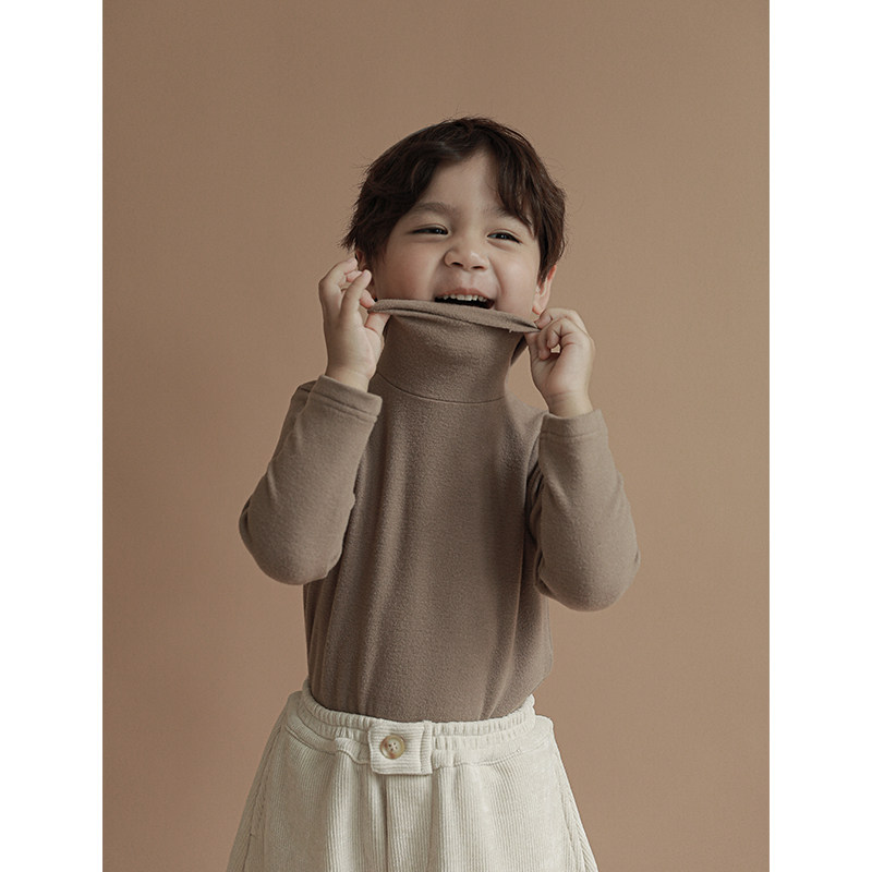 幼悠 儿童打底衫秋季季新款宝宝洋气高领保暖长袖T恤男童套头上衣,淘宝优惠券,粉丝福利购,淘宝优惠卷