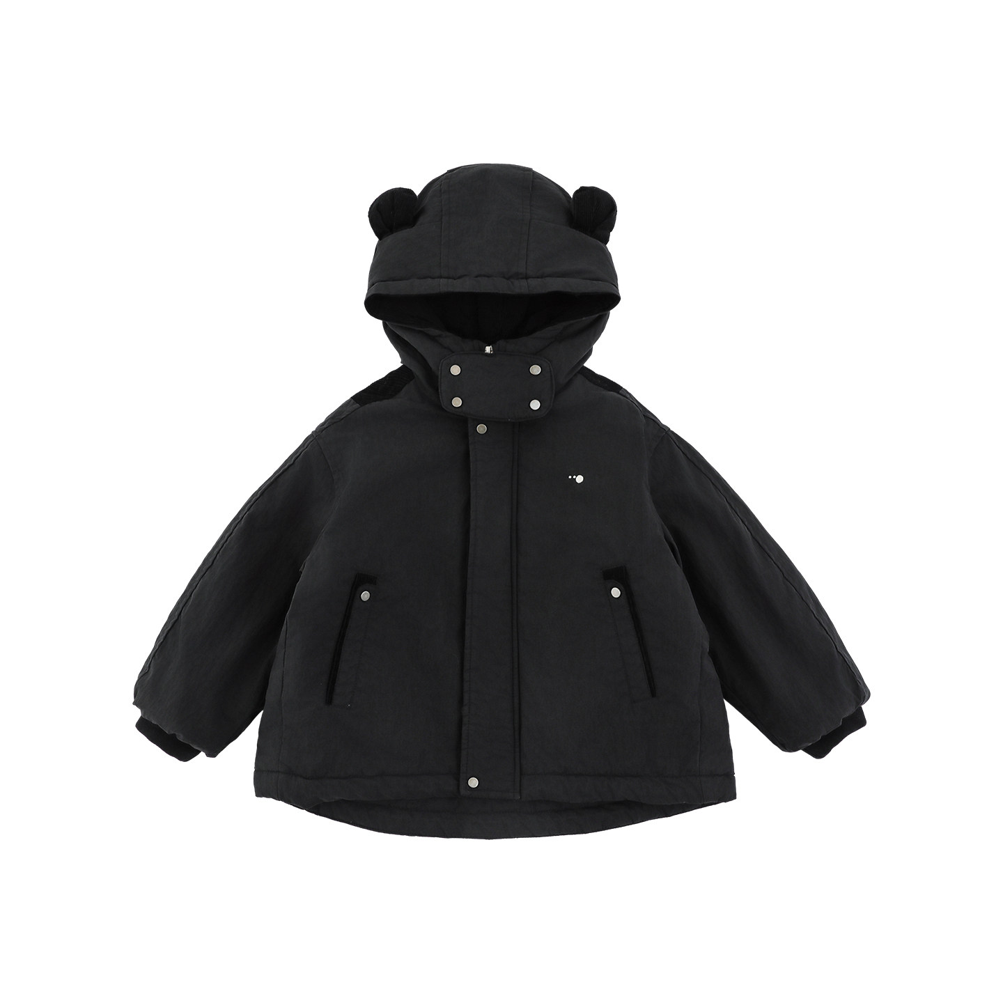 幼悠男童软萌小熊棉服2025冬季童趣可爱轻盈保暖经典百搭黑色外套,淘宝优惠券,粉丝福利购,淘宝优惠卷