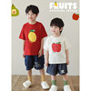 Youyou boys 2026 new short-sleeved round neck loose t-shirt summer trendy brand fruit print half-sleeved children's top