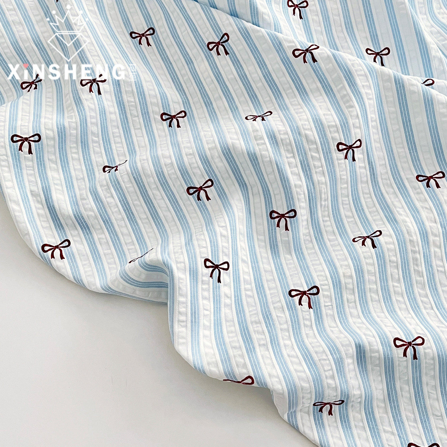 【2.14情人节】芯苼 韩风条纹蝴蝶结布料鲜花束diy精致条纹包花布,淘宝优惠券,粉丝福利购,淘宝优惠卷