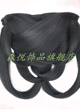 汉服假发女古装发饰一体式后压抓夹发髻新手懒人后脑勺成品造型包