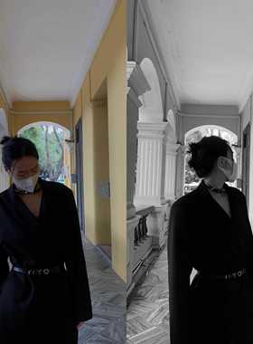 爱心迷你mini复古秀场款金属颈链