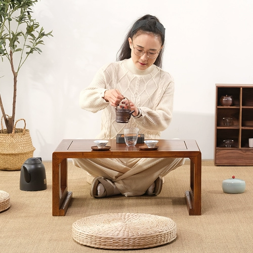 Laocoma Tatami Coffee Lable New китайский стиль крикет 炕 炕 老 老 老 老 老 Современный минималистский столовый стол чай
