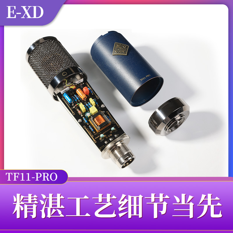 Exd Tf11-pro大振膜电容麦克风网红K歌直播录音手机电脑声卡话筒 - 图2