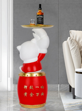 招财猫大型落地创意迎宾摆件新店开业礼物礼品乔迁新居客厅收银台