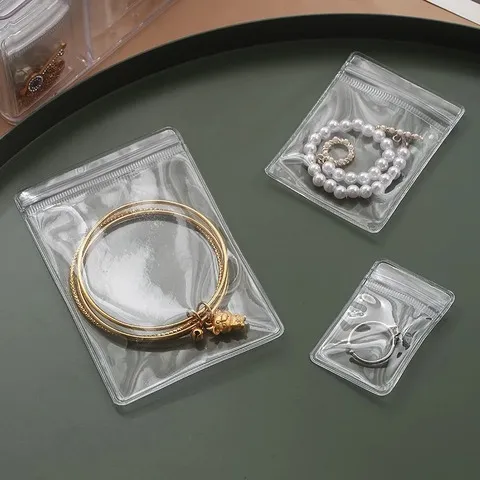 收纳袋珠宝加厚银饰pvc饰品袋透明密封自封首饰防氧化耳环包装袋,淘宝优惠券,粉丝福利购,淘宝优惠卷