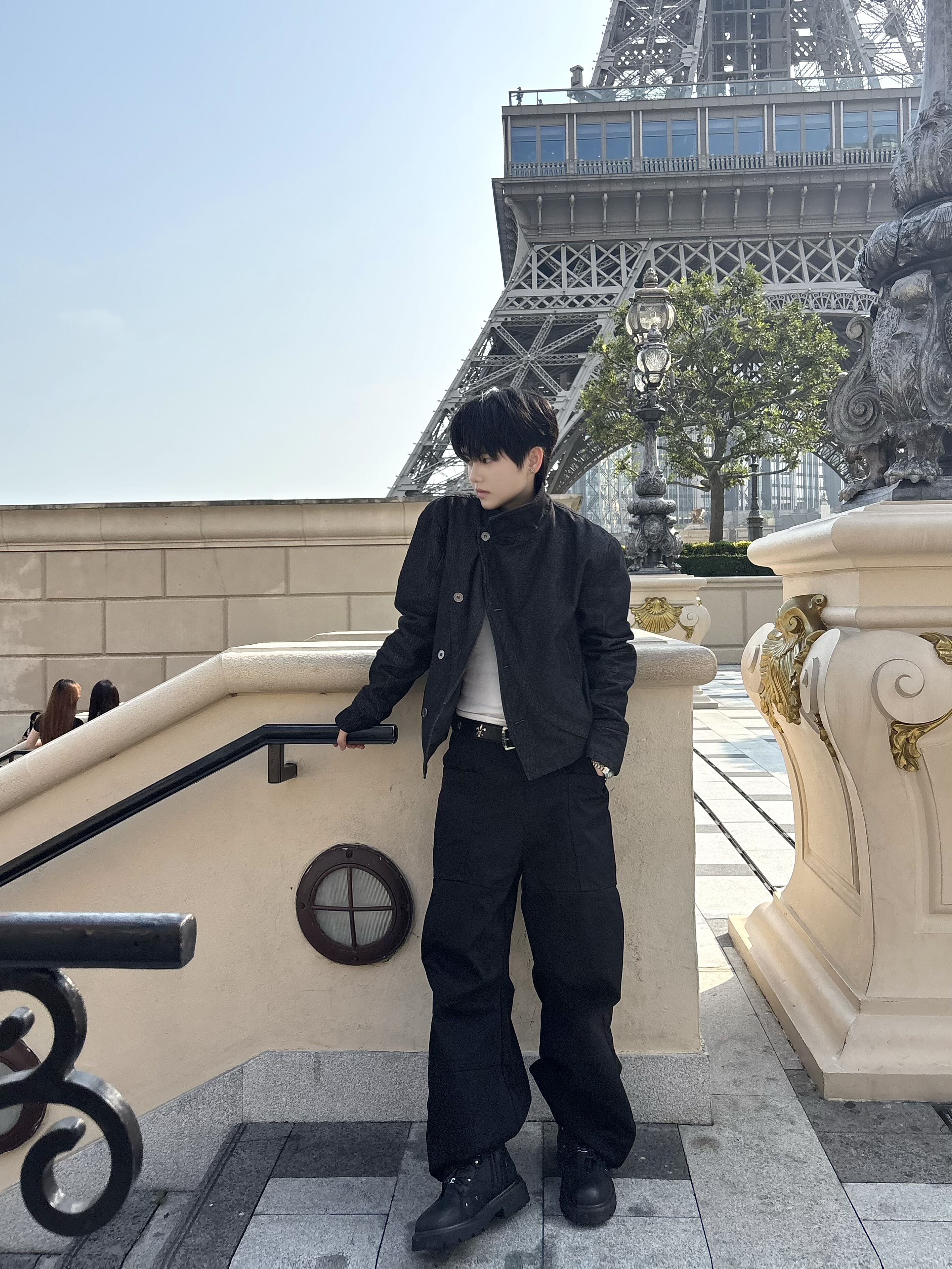 「1012H」复古结构设计硬挺直筒宽松工装裤多口袋阔腿长裤男女,淘宝优惠券,粉丝福利购,淘宝优惠卷