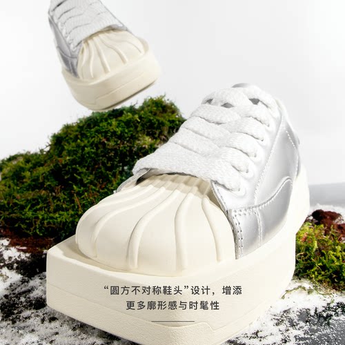 范丞丞同款CHOCO CONCER设计鞋履丨圆方不对称球鞋贝壳头板鞋男女 - 图2