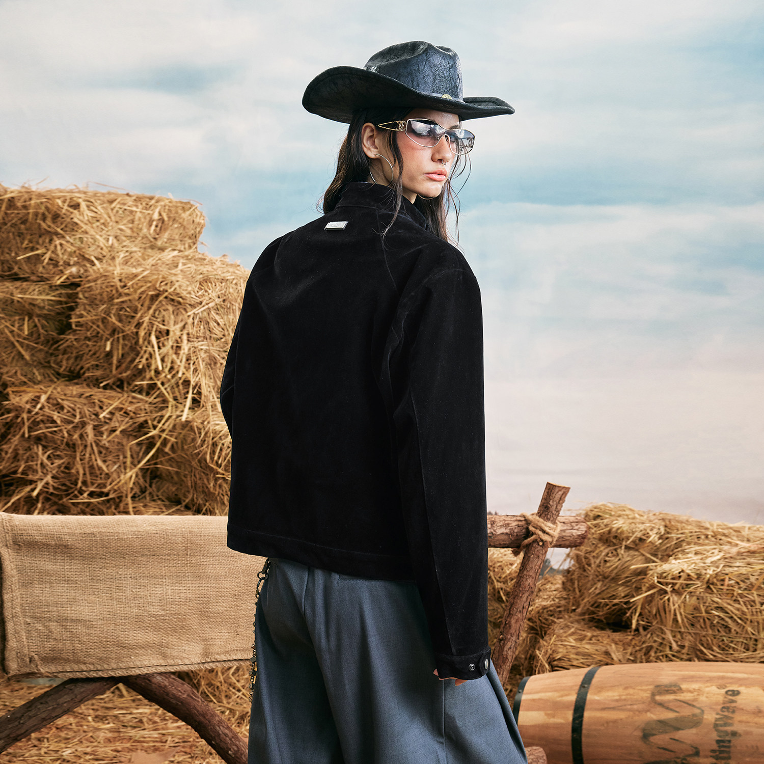 WAITINGWAVE复古麂皮绒夹克男哈灵顿潮牌休闲立领工装外套女,淘宝优惠券,粉丝福利购,淘宝优惠卷