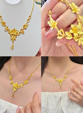 三生幸福之花月佳期套链锁骨链