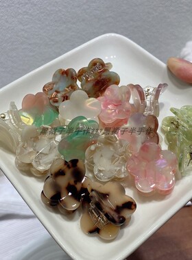 醋酸花朵小抓夹小发抓