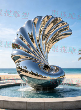 不锈钢景观异形水景雕塑定制金属抽象建筑公园林景观铁艺小品装置