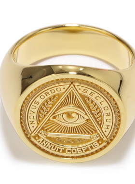 柒玥男女925银纪念上帝之眼尾戒