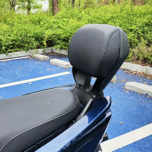 适用于豪爵UHR150改装后靠背uhr150铝合金靠背后无损安装腰靠腰垫 - 图0