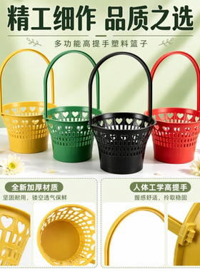 清明扫墓花篮祭祖祭祀手提篮