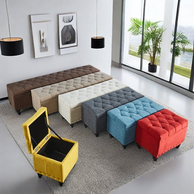 沙发凳子长方形入户门口换鞋凳可坐服装店储物凳子收纳柜床尾长凳,淘宝优惠券,粉丝福利购,淘宝优惠卷