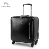 Кожаный универсальный чемодан с молнией, из натуральной кожи, 16 дюймов, воловья кожа, 20 дюймов