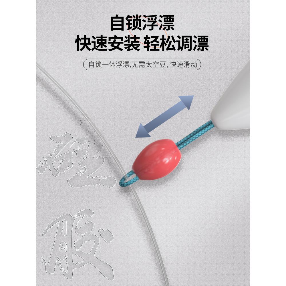 盘车漂奶嘴漂冲钓浮漂溪流急流钓鱼烟漂盘车专用漂夜光浅水漂小短 - 图2