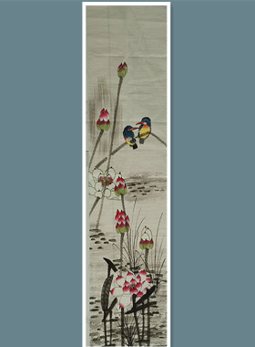 廉洁书画作品手绘真免费题款代画