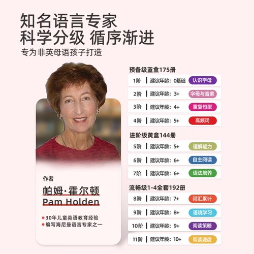 盖世童书 新版红火箭分级阅读绘本入门预备级蓝盒175册原版进口儿童英文启蒙读物海尼曼分级阅读作者支持小怪兽3代点读笔 - 图0