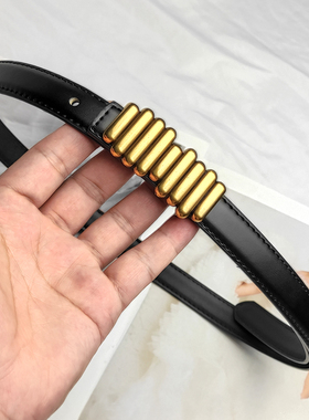 百搭风毛毛虫西装大衣真皮腰带