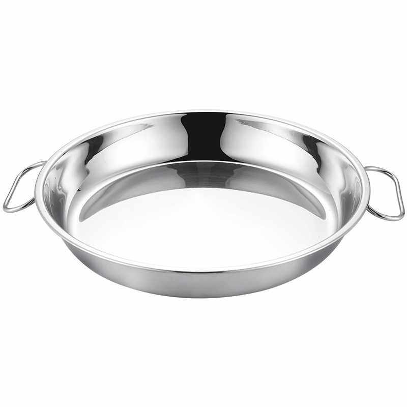 新款直销加厚不锈钢糕盘带耳特大号托盘凉皮锣锣糕盘蒸年糕盘饭盘,淘宝优惠券,粉丝福利购,淘宝优惠卷