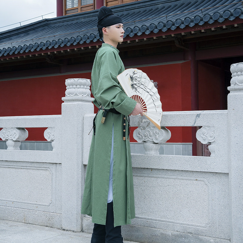 2025新唐圆领袍汉服缺胯袍大放量青少年男女帅气侠客中国风非古装,淘宝优惠券,粉丝福利购,淘宝优惠卷