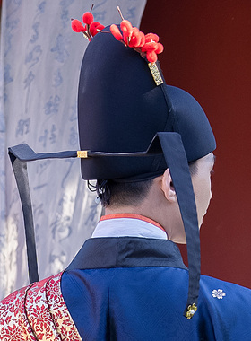 布许进士巾明制汉服男簪花进士帽