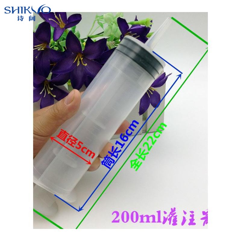 大口100ml150ml200mll塑料针筒针管加墨打胶手推抽机油点胶带软管 - 图3