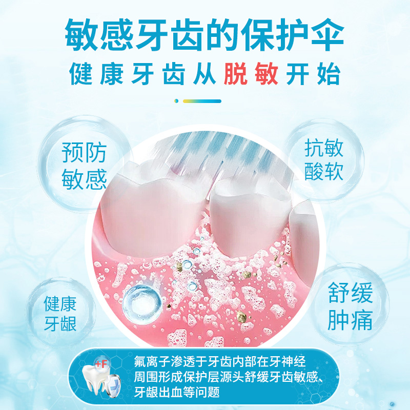 葵花医用口腔脱敏膏牙龈护理牙齿牙周专用抗过敏感