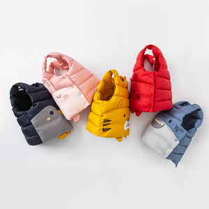 【戴维贝拉奥莱清仓】冬装宝宝羽绒背心男女童儿童马甲新年拜年服