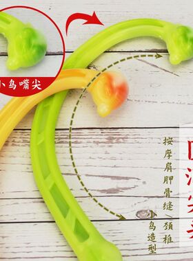 勾背按摩器器肩胛骨缝手动一体不求人捶打后背腿部颈肩勾家居便携