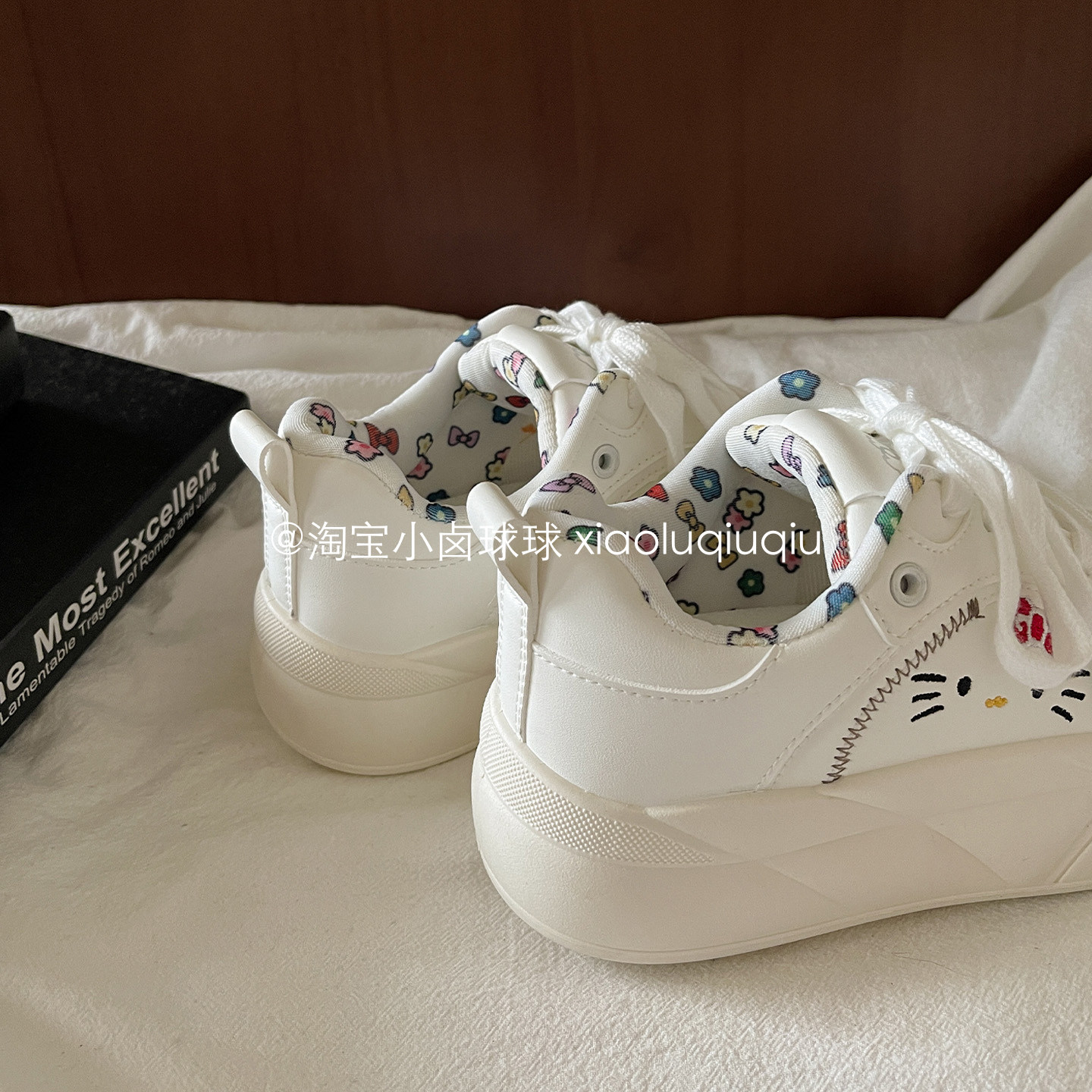 小卤球球 休闲面包鞋2026春季新款学生厚底小白鞋子女鞋百搭板鞋,淘宝优惠券,粉丝福利购,淘宝优惠卷