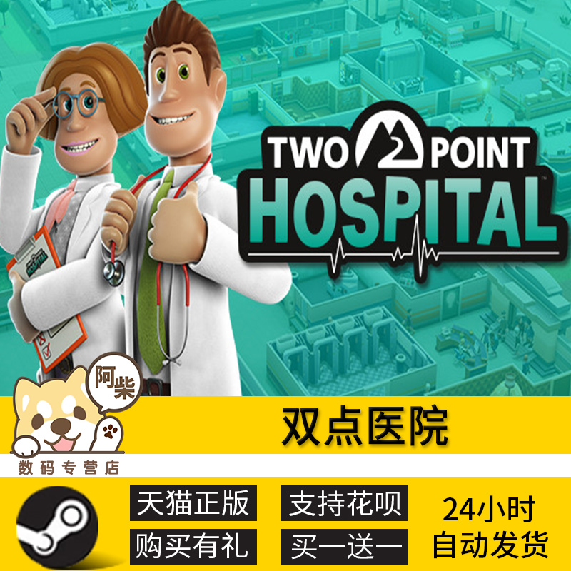 steam正版中文pc游戏双点医院steam双点医院cdk国区激活码 Two Point Hospital自动发货下单秒发-图2