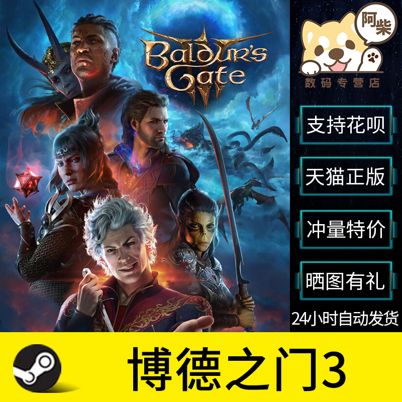 Steam正版游戏PC中文 博德之门3 steam 国区礼物激活 Baldur's Gate 3 成品号 - 图3