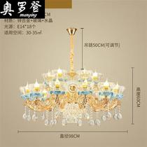 O Roden Eu Style Living Room Chandelier Duplex dining room Restaurant Bedroom Zinc Alloy Brief Modern Bedroom Chandelier 18