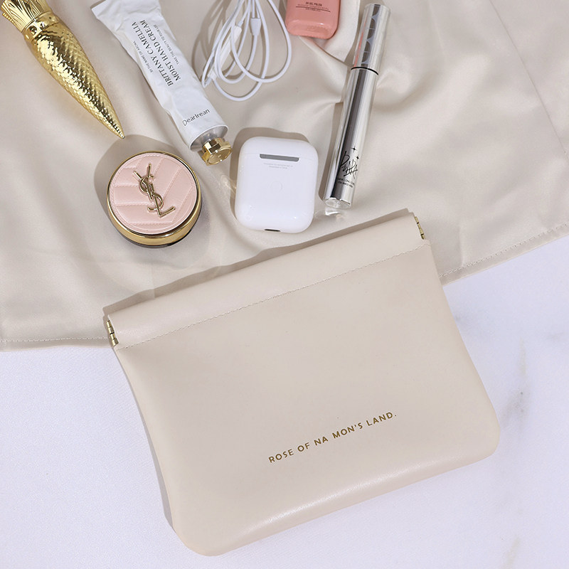 便携式轻便款口红包化妆包数据线充电器耳机自动闭合弹片收纳包,淘宝优惠券,粉丝福利购,淘宝优惠卷