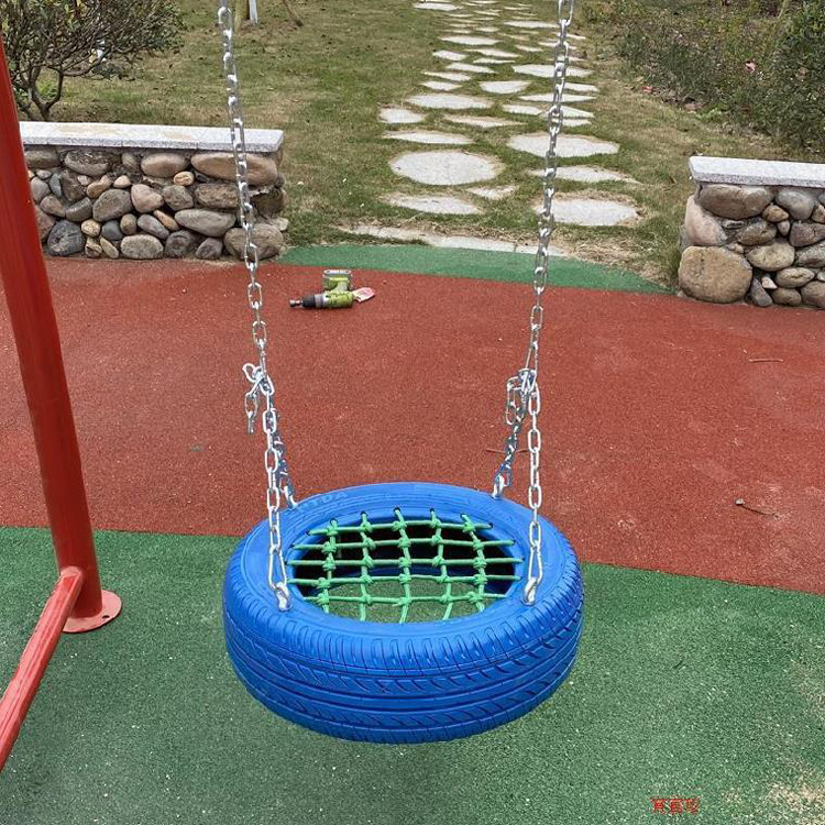 幼儿园户外轮胎荡秋千配件室外玩具儿童单杠吊篮室内家用多人摇篮 - 图2