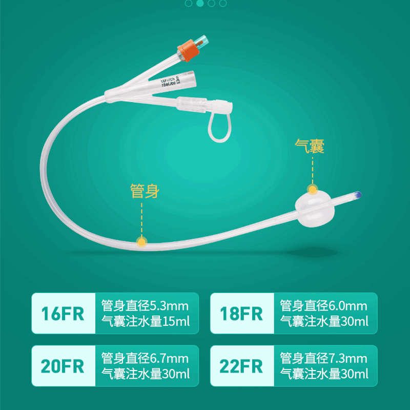 维力医用一次性硅胶导尿包无菌双腔三腔导尿管男女用成人尿管长期 - 图2