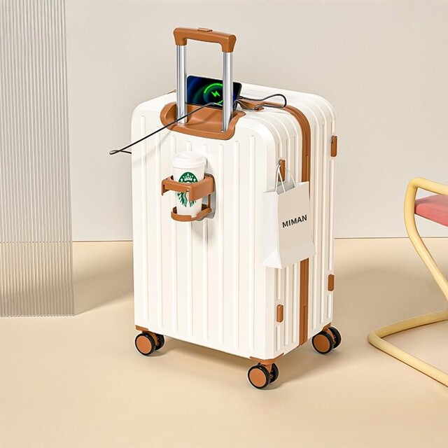 ກະເປົ໋າລົດເຂັນ 20 ນິ້ວ Multifunctional trolley suitcase for women and men